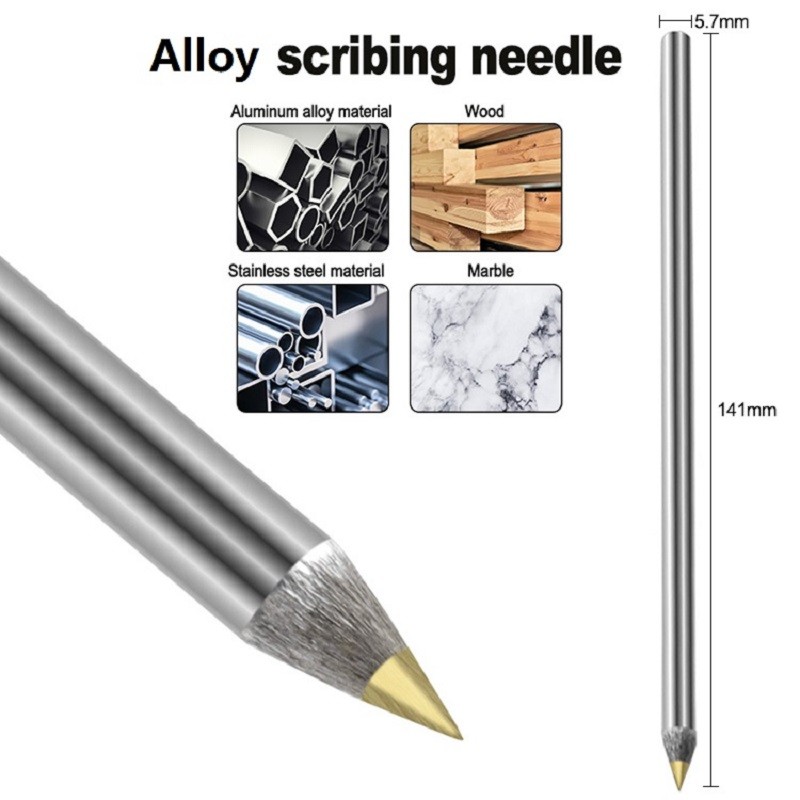 Woodworking Marking Knife - Alloy Scribe Pen Carbide Scriber Pen