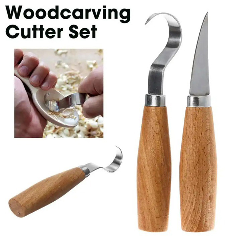 Woodworking Marking Knife - Wood Carving Knife Chisel Hook Knife