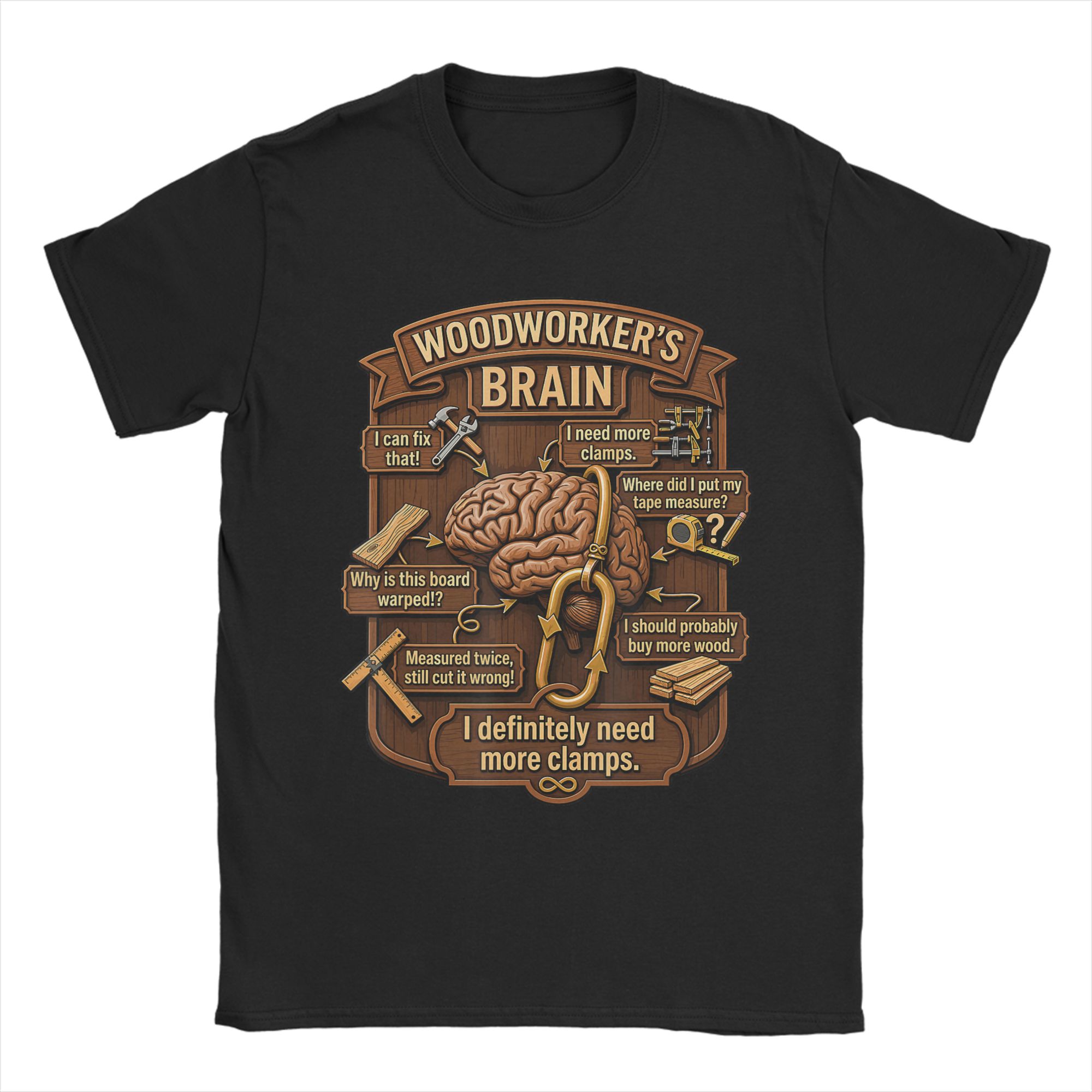 Woodworker Brain Funny Woodwor - Woodworking Gift Ideas 评论和价格