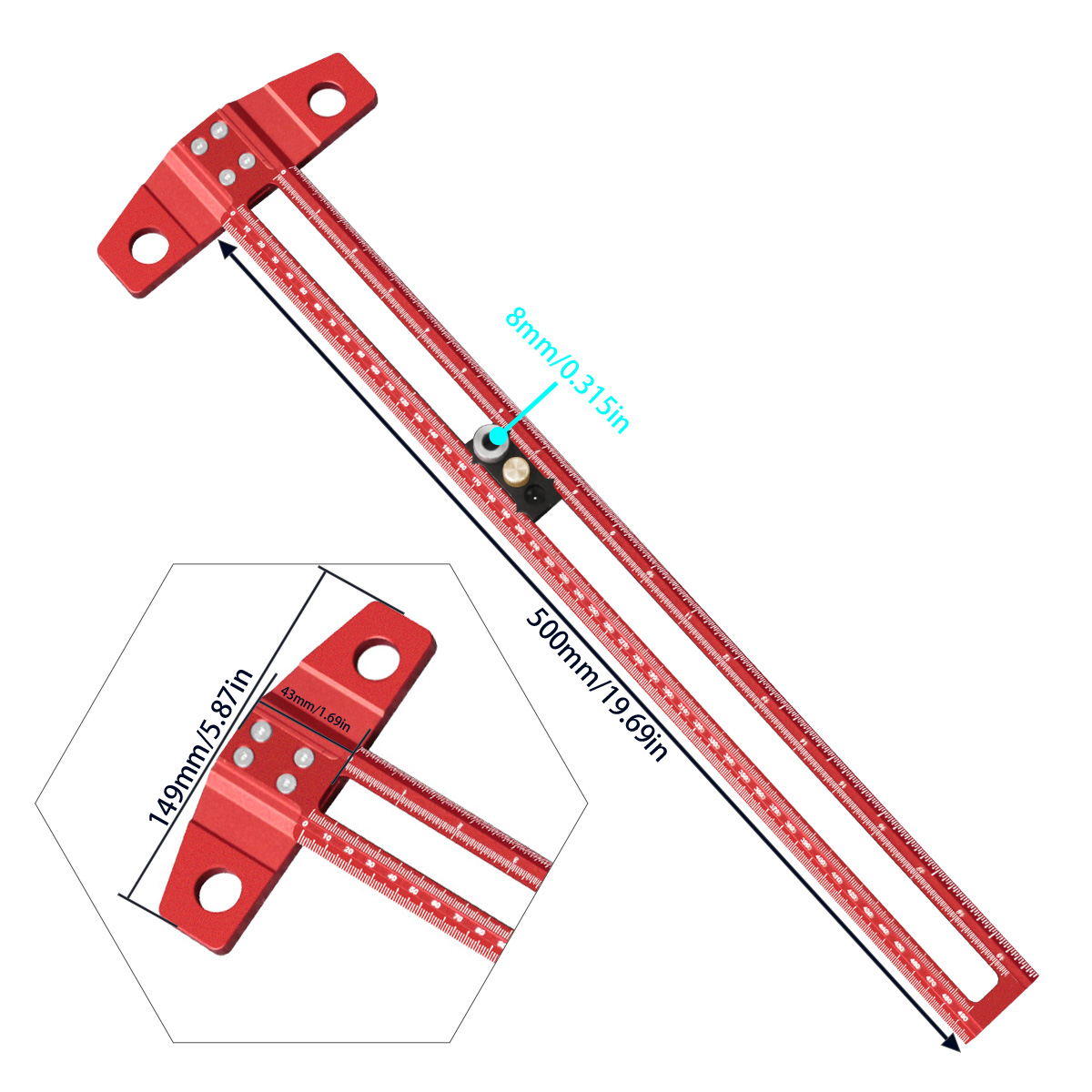 Woodworking T-Square Marking G - Woodworking Marking Knife 评论和价格