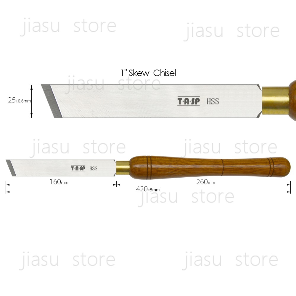 TASP HSS Wood Lathe Skew Chise - Skew Chisel Wood 评论和价格