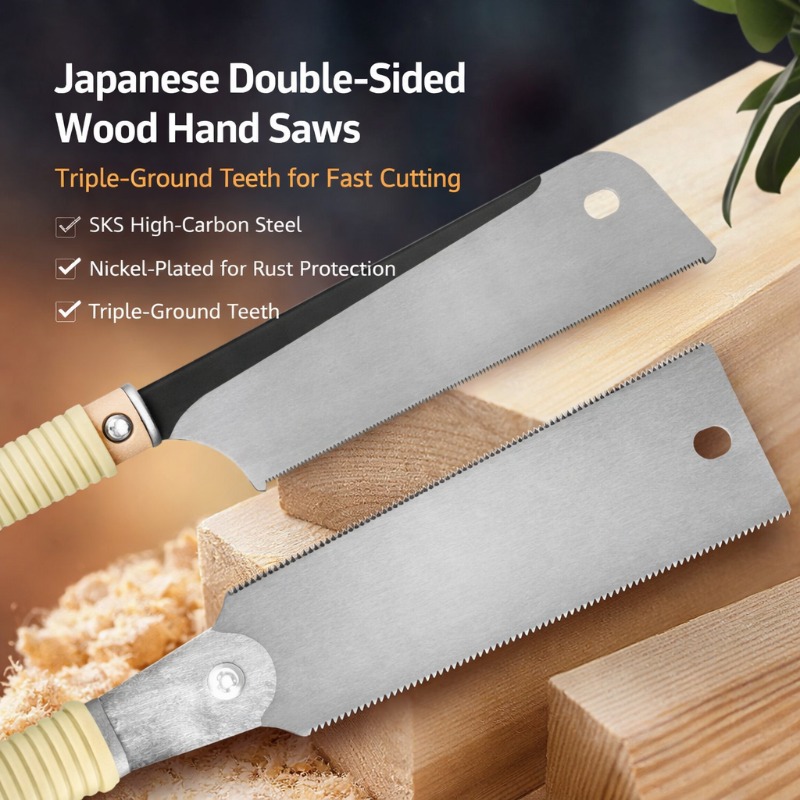 Japanese Style Double Sided Ha - Woodworking In Japanese 评论和价格