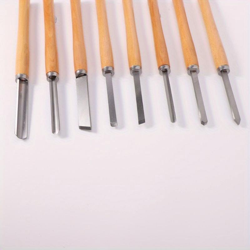 8Pcs Professional Wood Turning - Skew Chisel Wood 评论和价格