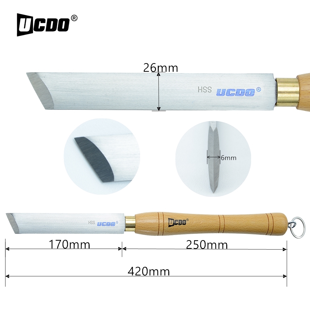 UCDO HSS 26mm Woodturning Big  - Skew Chisel Wood 评论和价格