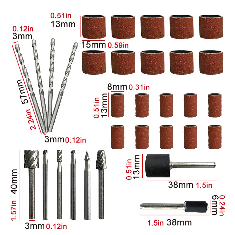 11pc Electric Grinding Horn Co - Woodworking Videos 评论和价格