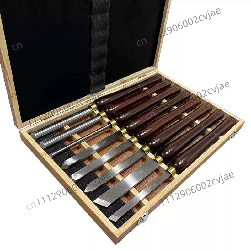 Wood Lathe Turning Tools 8 PCS - Skew Chisel Wood 评论和价格