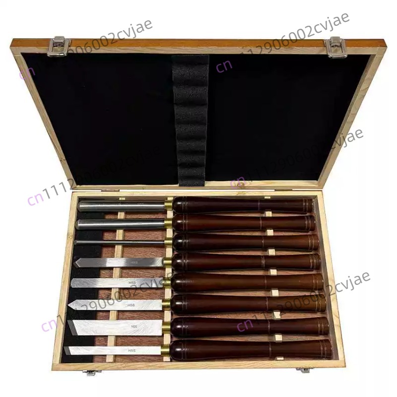Wood Lathe Turning Tools 8 PCS - Skew Chisel Wood 评论和价格
