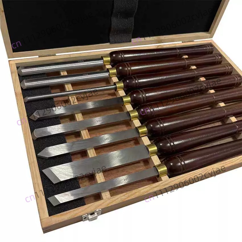 Wood Lathe Turning Tools 8 PCS - Skew Chisel Wood 评论和价格