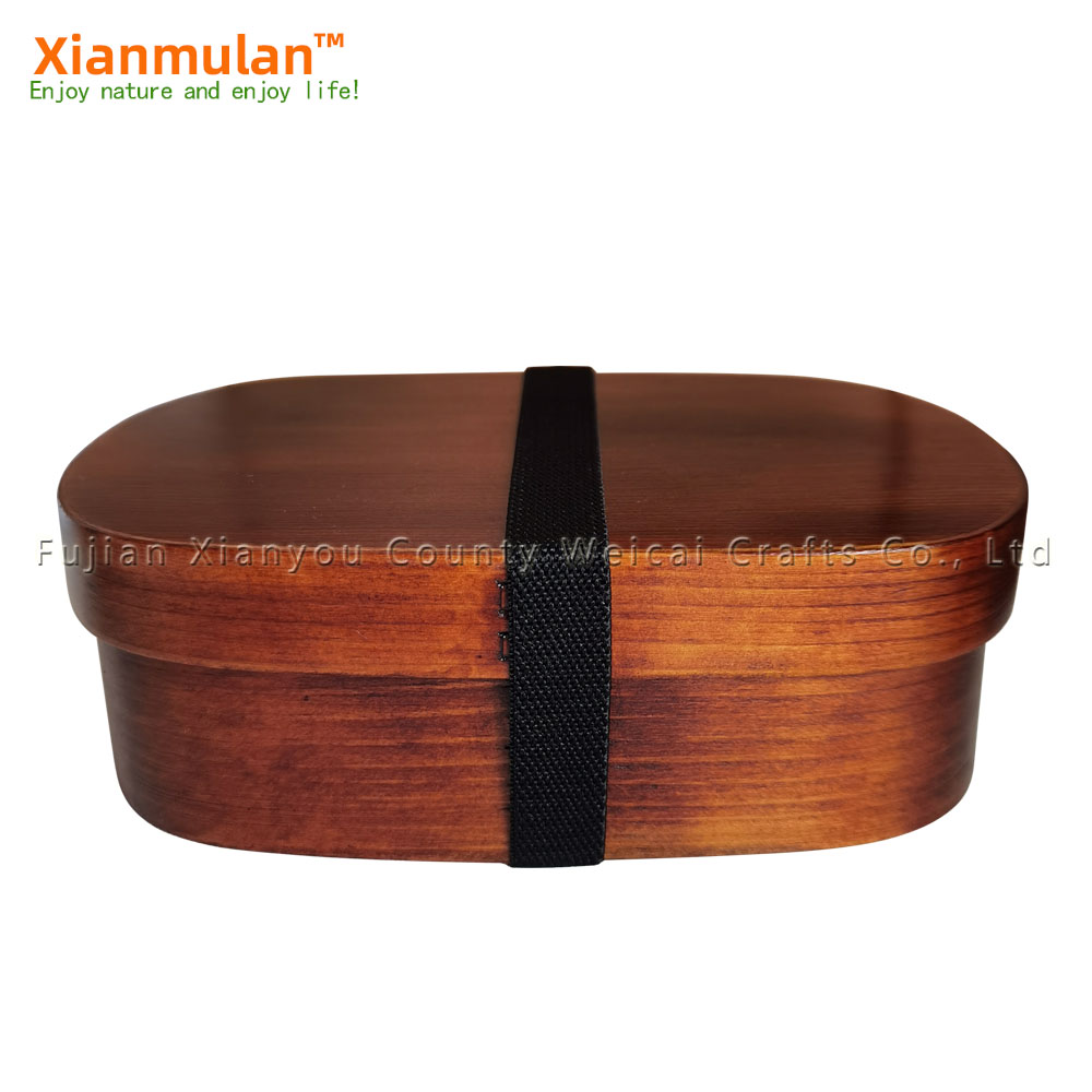 Natural Wooden Bento Box Squar - Woodworking In Japanese 评论和价格