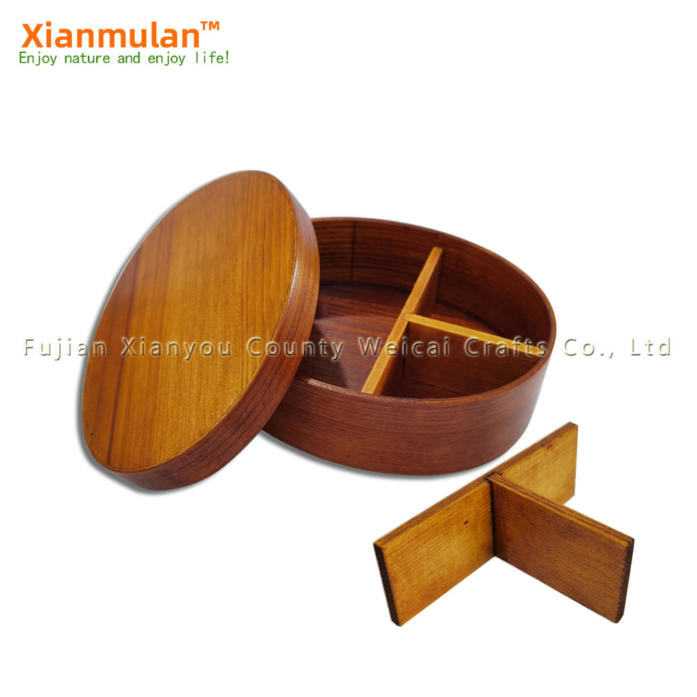 Natural Wooden Bento Box Squar - Woodworking In Japanese 评论和价格