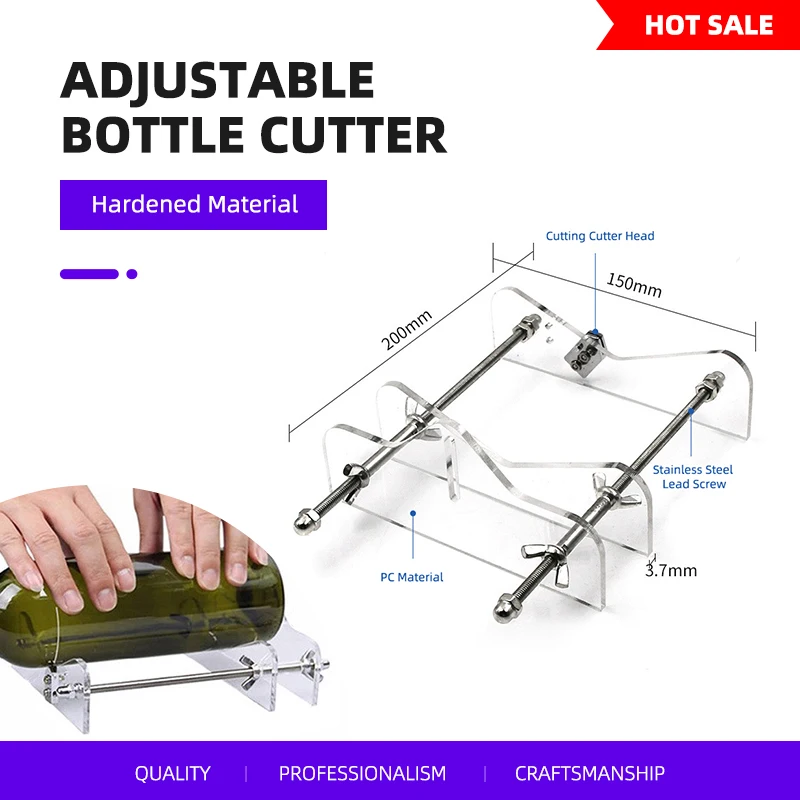 Glass Bottle Cutter Tool, Adju - Woodworking Gift Ideas 评论和价格