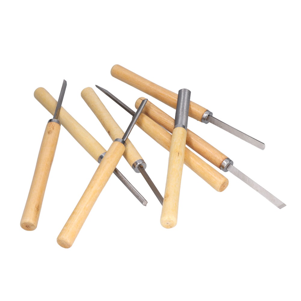 8PCS HSS Steel Wood Turning Ch - Skew Chisel Wood 评论和价格